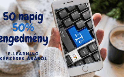 50 napig 50% árengedmény e-learning képzésekre